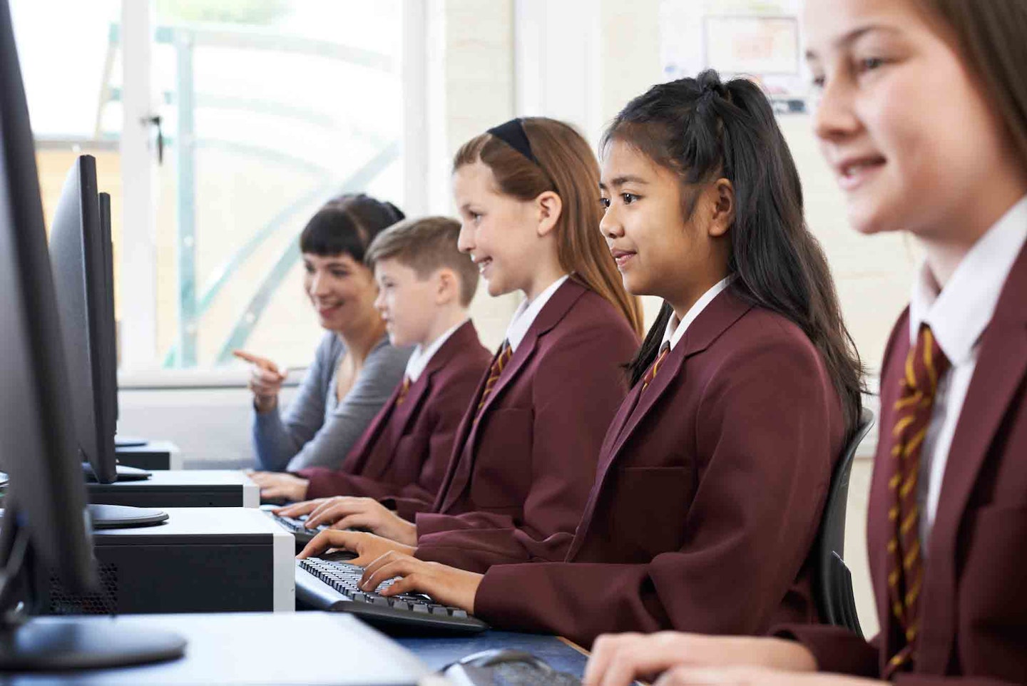 children in classroom